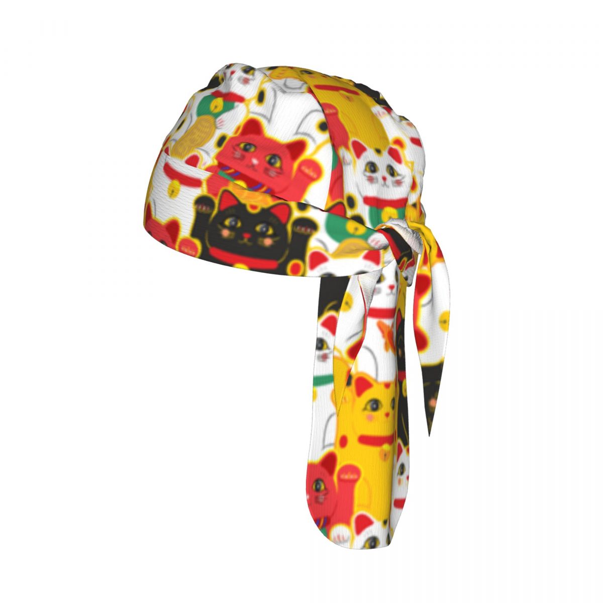 Outdoor Sport Hat - Maneki Neko Cat Pattern Lucky Cats