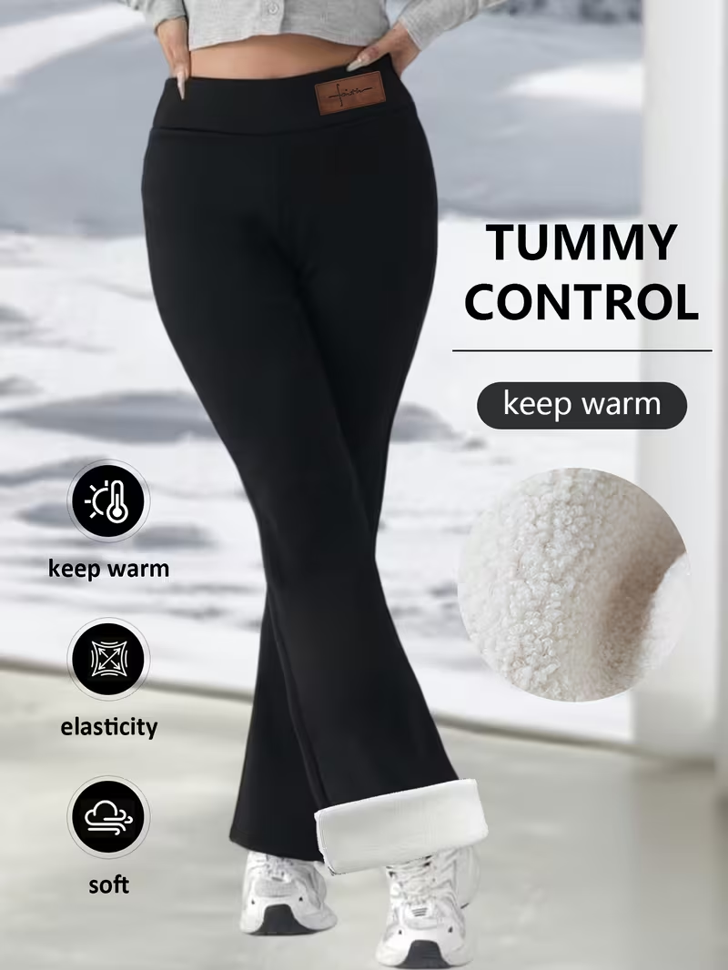 Winter Flared Pants High Waist - Outdoor Sport Outfit review and price