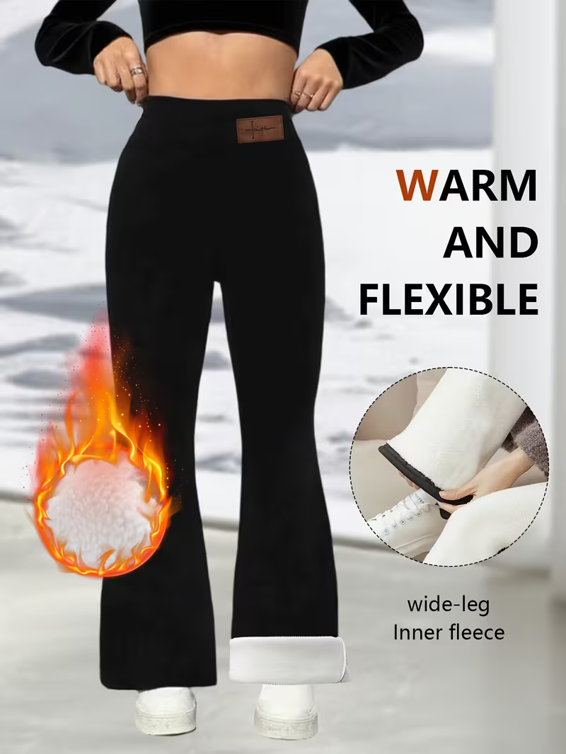Winter Flared Pants High Waist - Outdoor Sport Outfit review and price