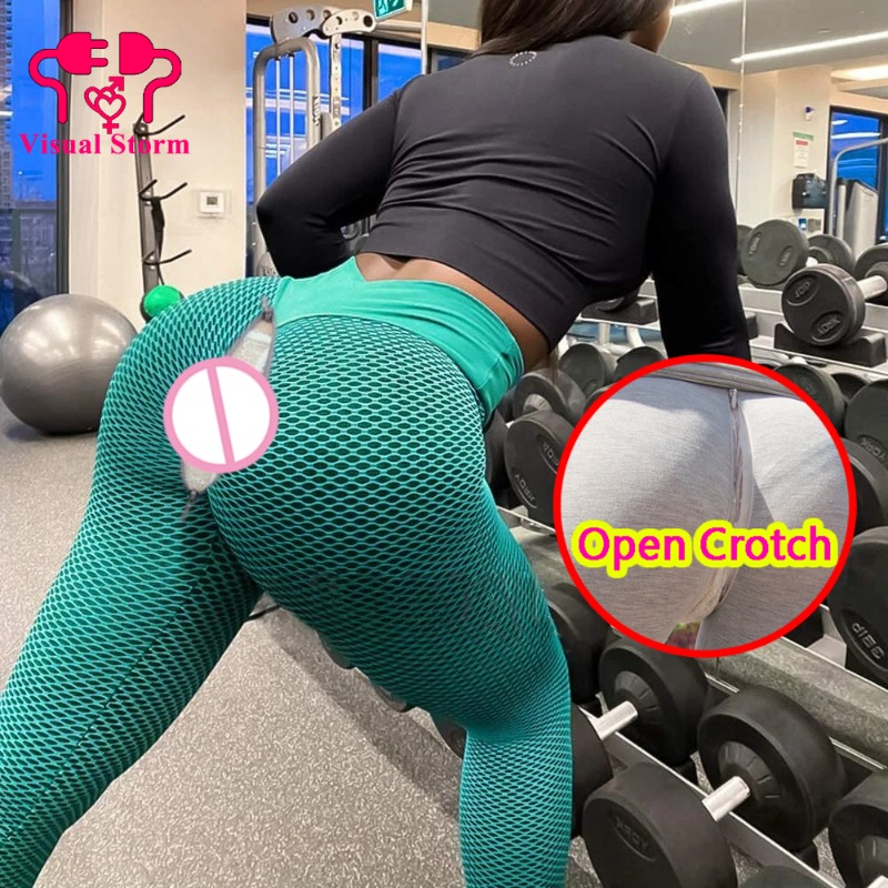 Woman Sexy Open Crotch Legging - Outdoor Sport Leggings review and price