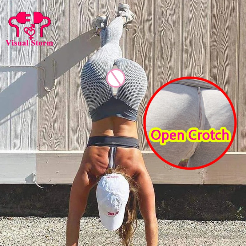 Woman Sexy Open Crotch Legging - Outdoor Sport Leggings review and price