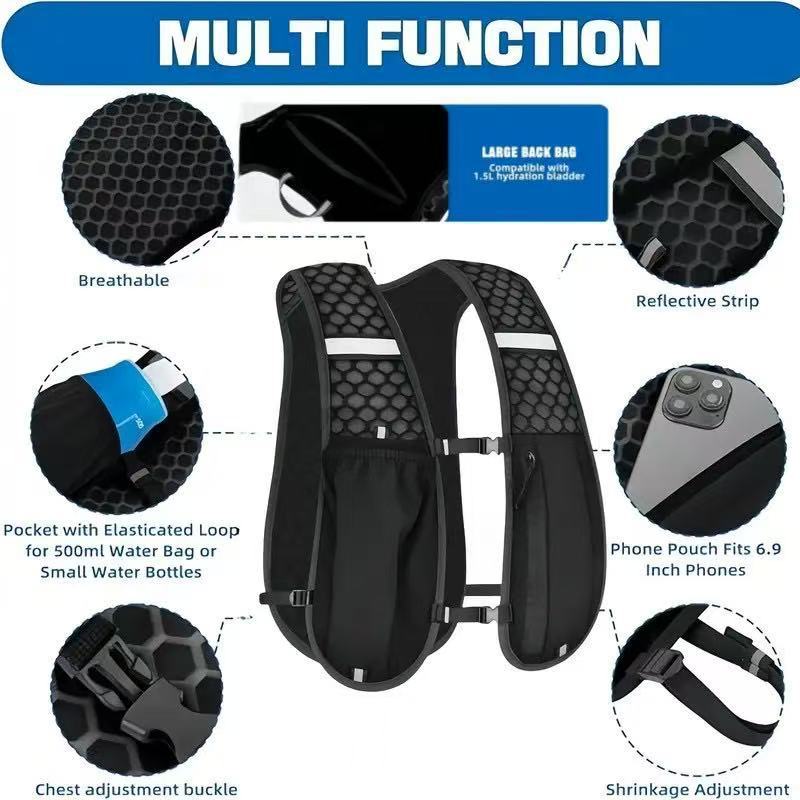 Running Vest Unisex Water-Resi - Trail Running Vest review and price
