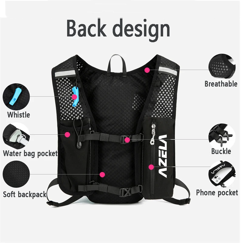5L Running Hydration Vest Back - Trail Running Vest review and price