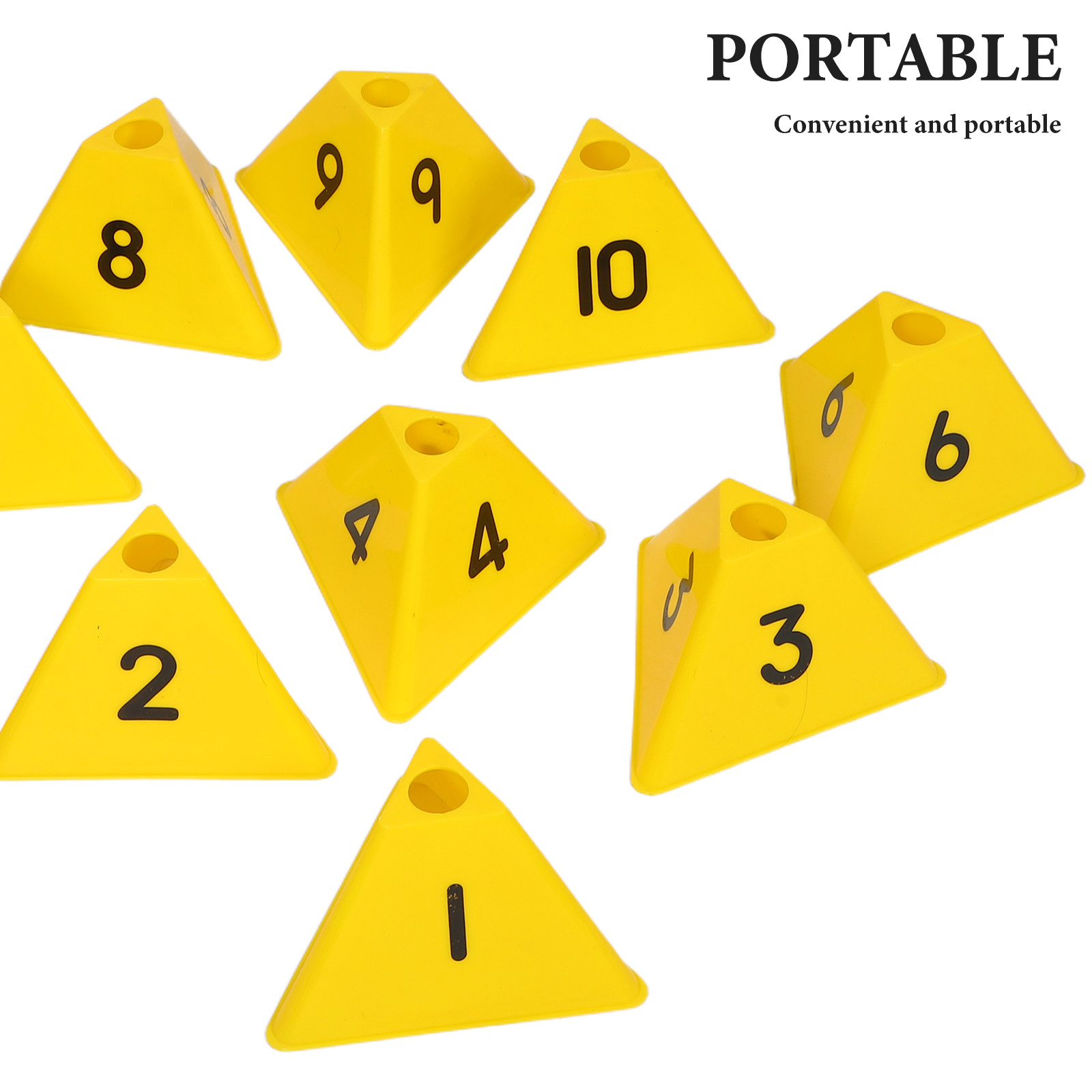 10Pcs Football Training Marker - Outdoor Sport Gear review and price