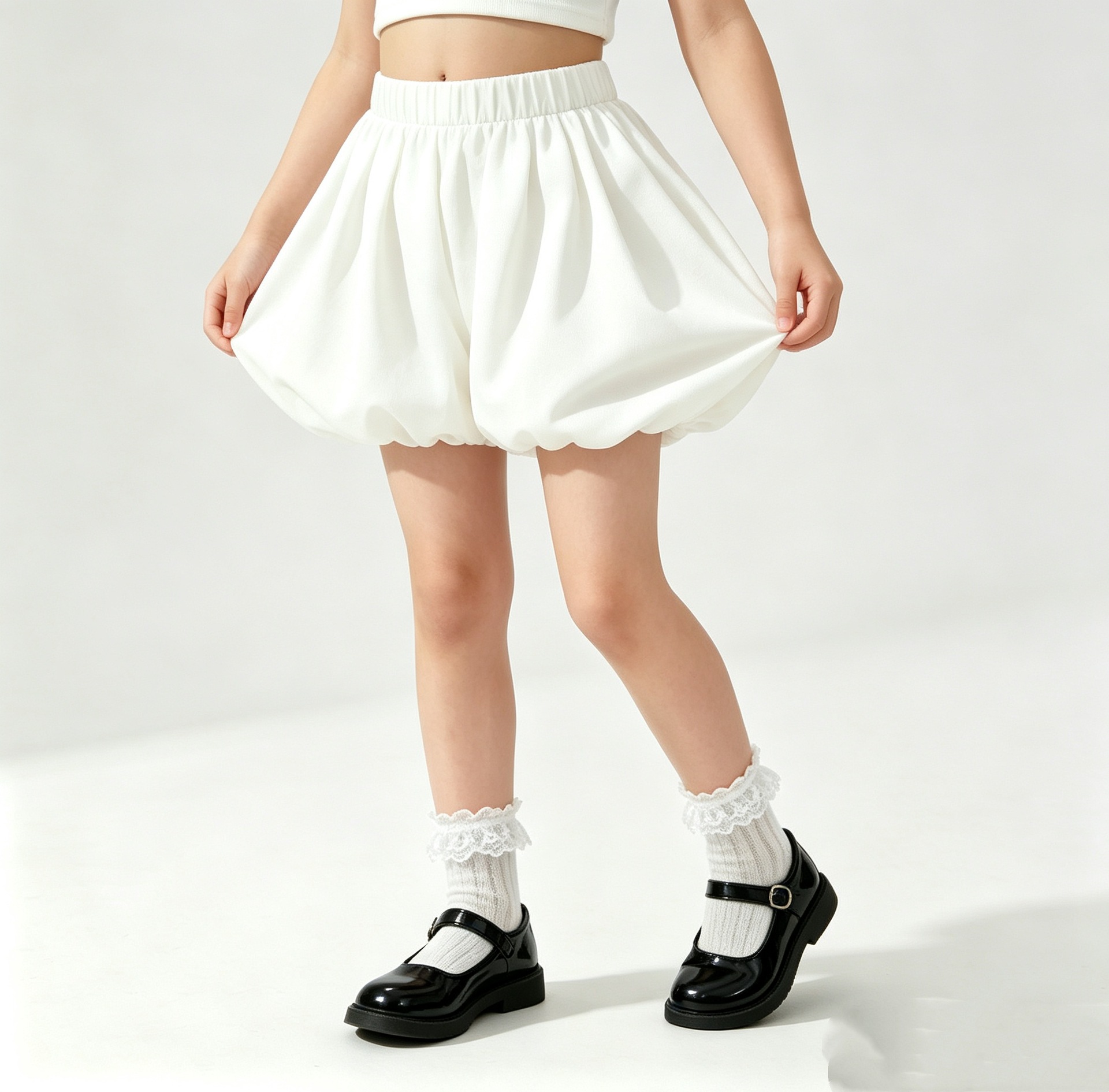 School Girls Bubble Skirt Bloo - Outdoor Sport Outfit review and price